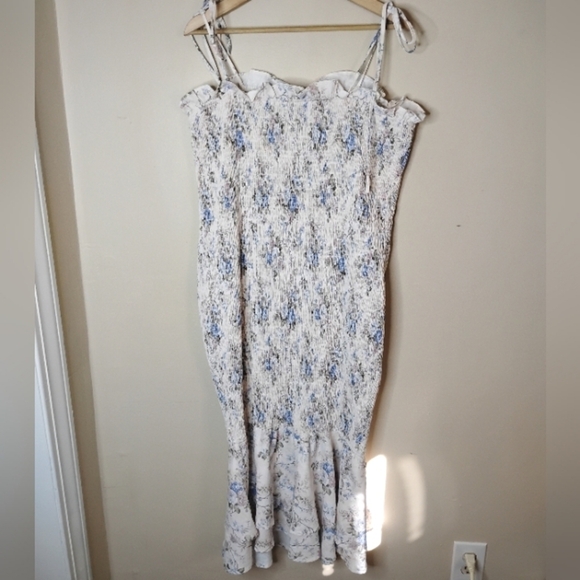 Grace Karin Floral Smocked Mermaid Ruffled Sun Dress  NEW - Picture 4 of 10